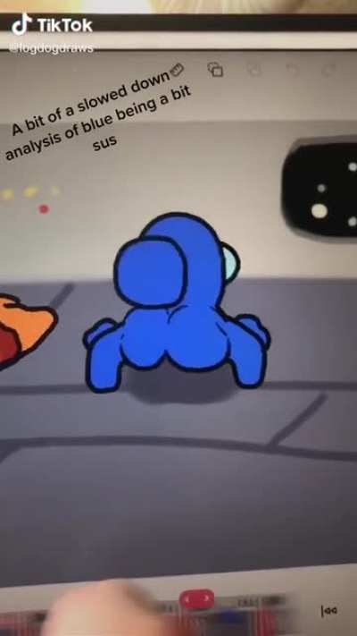 Blue is definitely not the imposter