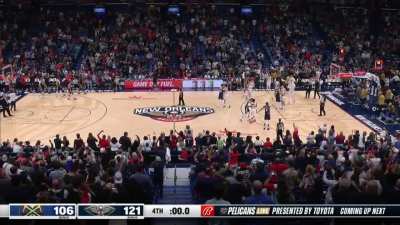 [Highlight] A 'Jose' chant breaks out in unison at the Smoothie King Center on his career night