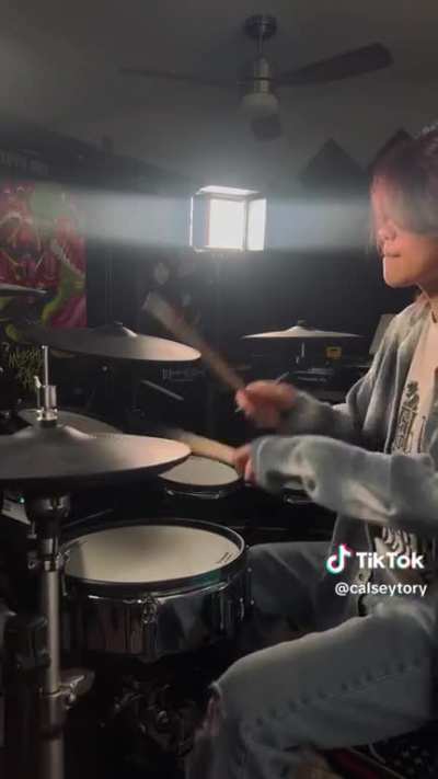 Covering Maroon 5's "Animals" on drums