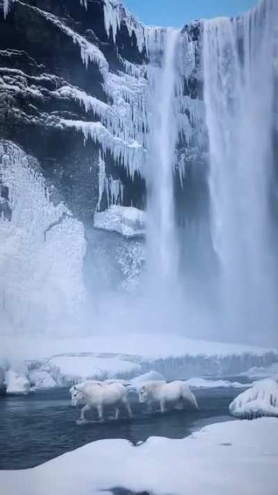? Majestic Skógafoss, Iceland