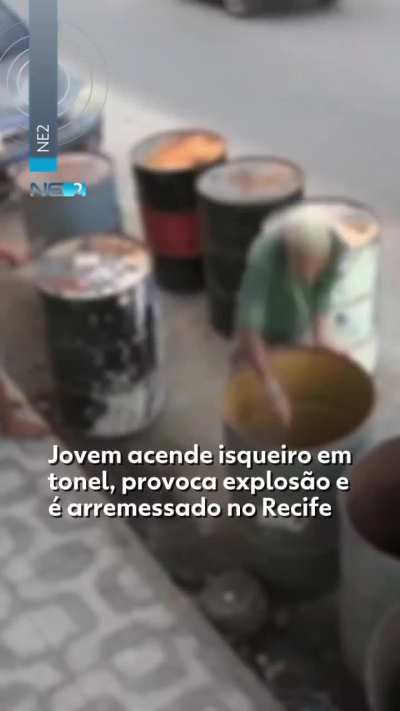 WCGW if I lit a barrel with inflammable material?