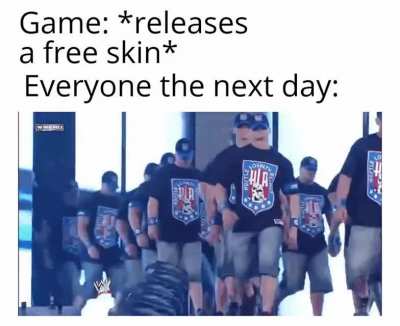 The skin kinda becomes worthless