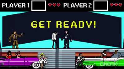Most famous scenes from "Pulp Fiction" made in 8-bit.
