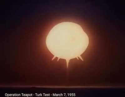 Thermonuclear tests.
Restored recordings of the world's first thermonuclear tests have surfaced online. The initial footage shows the explosion of a thermonuclear device with a power 700 times greater than the "Fat Man" atomic bomb dropped on Nagasaki. Ne