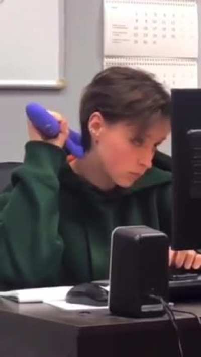 Sometimes, you have to do whatever it takes to get that knot out
