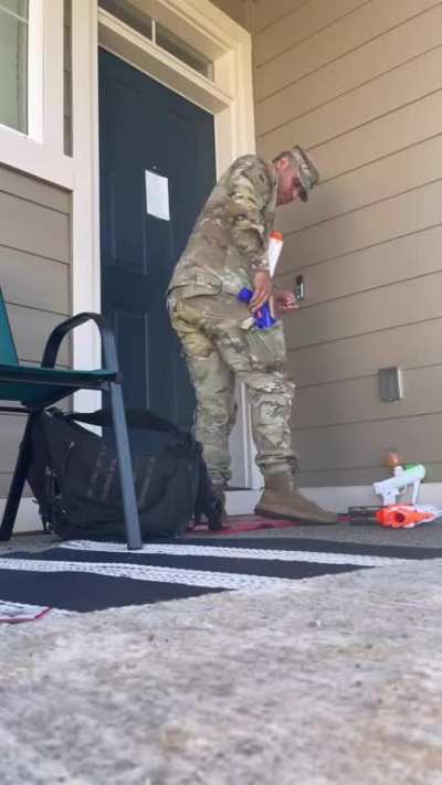 Wife asks husband to choose his weapon
