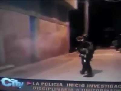 Antagonize a Riot Trooper, Get Bean-Bag Gunned