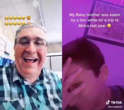 grandpa getting the hang of tiktok