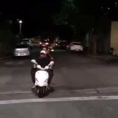 Tuned motor scooter ?