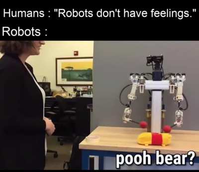 Robots have feelings too