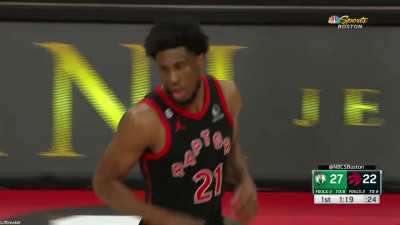 [Highlight] Thaddeus Young who is still in the league takes the "Kornet Kontest" Challenge and comes up with a W