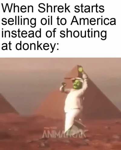 Shrek is now rich