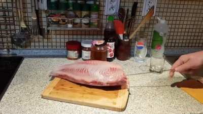 Necromancer resurrects dead fish which screams afterward
