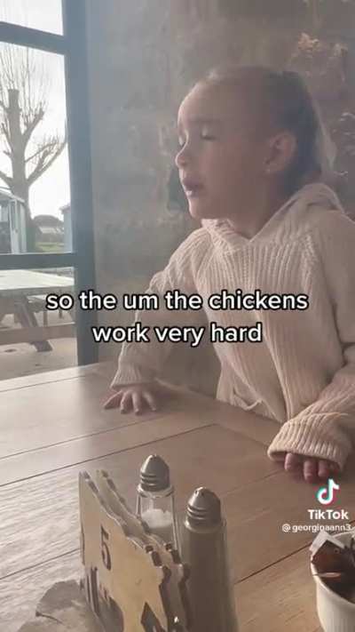 Little gir's gonna grow up a politician