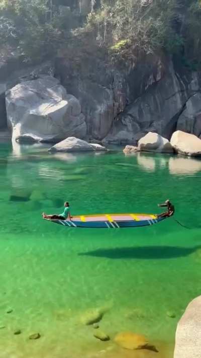 ? The Clear Waters Of The Umngot river in India