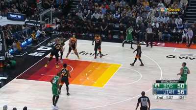[Highlight] Marcus Smart throws down the putback jam on Rudy Gobert