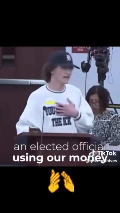 If you only watch ONE video today, watch student Zander Moricz BRILLIANTLY call out the anti-LGBTQ hypocrisy of Moms for Liberty threesome member Bridget Ziegler. ?This is incredible.