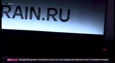 Entire staff of Russian TV Channel The Rain resigns on live TV with the final words "No War" and play Swan Lake ballet video as a throwback to what was played on all channels when the USSR collapsed.