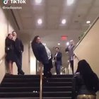 HMC while I slide down this railing
